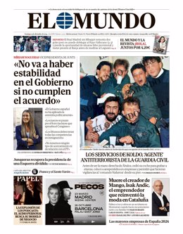 Portada de El Mundo del 15 de diciembre de 2024