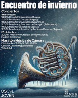 Cartel del programa de invierno