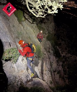 Rescatados dos escaladores en el Puig Campana en Finestrat