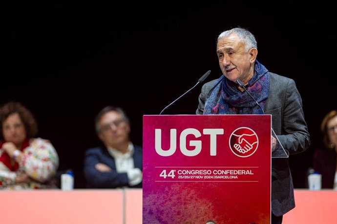 El secretario general de UGT, Pepe Álvarez