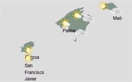 El tiempo hoy, lunes 16 de diciembre, en Baleares.