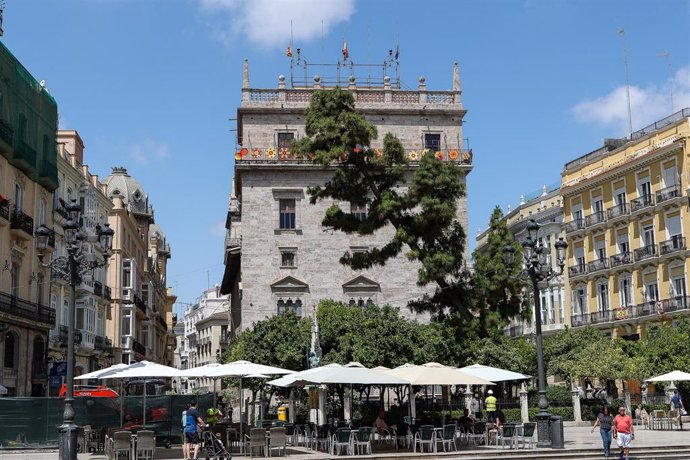 Archivo - Fachada del Palau de la Generalitat