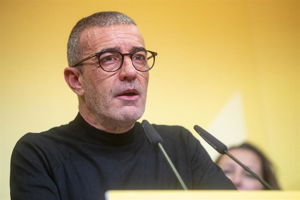Xavier Gods durante la votación de la segunda vuelta del 30 Congreso Nacional de ERC, a 14 de diciembre de 2024, en Barcelona, Catalunya (España). 