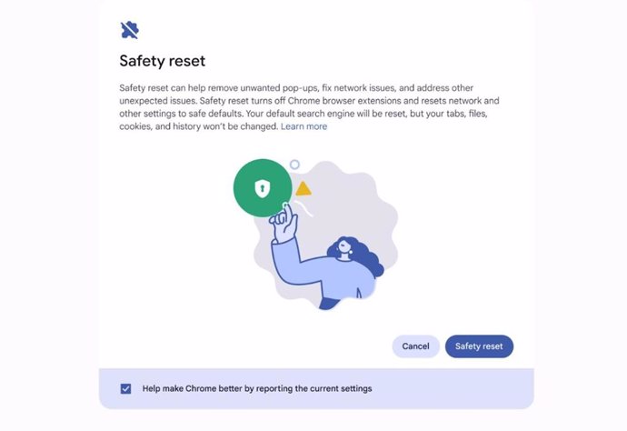 Safety Reset de Google Chrome