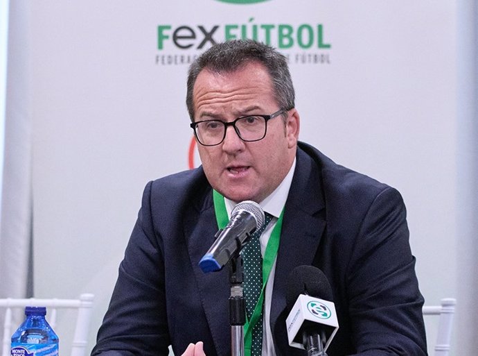 Archivo - Sergio Merchán Guay, nuevo presidente de la Federación Extremeña de Fútbol.