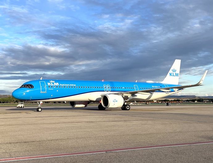 Avión A321neo de KLM.