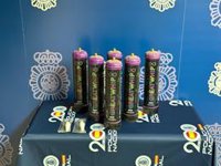 Cinco detenidos en Almería acusados de traficar con "gas de la risa" y otras drogas entre menores de edad