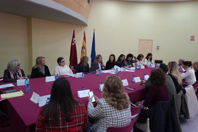 La consejera de Política Social, Familias e Igualdad, Conchita Ruiz, durante su participación en el Consejo Territorial de Servicios Sociales