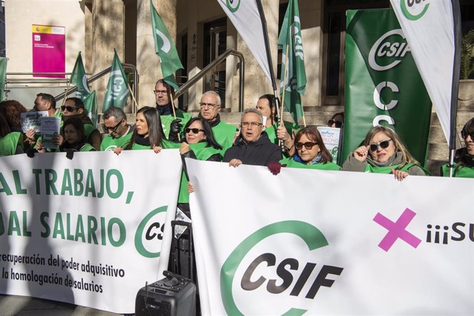 Concentraciones de CSIF en Castilla-La Mancha en defensa de Muface