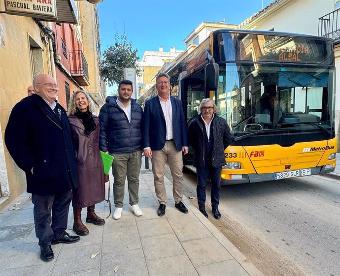 Vicente Martínez Mus: "La recuperación de las líneas de Metrobús de l'Horta Sud dará servicio a 315.000 habitantes de municipios de la zona"