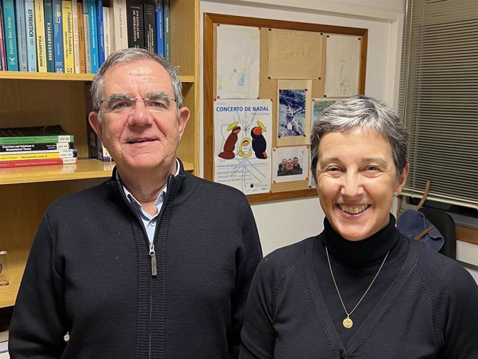 María Ángeles Casares de Cal y Antonio Gómez Tato, del Centro de Investigación e Tecnoloxía Matemática de Galicia (CITMAga).