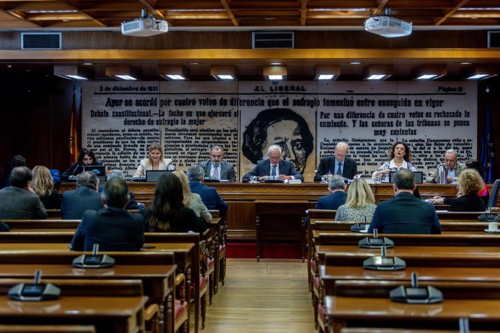 El exdirector ejecutivo de Globalia, Javier Hidalgo (i), comparece en la Comisión de Investigación por el caso Koldo, en el Senado, a 29 de noviembre de 2024, en Madrid (España). Javier Hidalgo ha comparecido en la Comisión de Investigación sobre los 