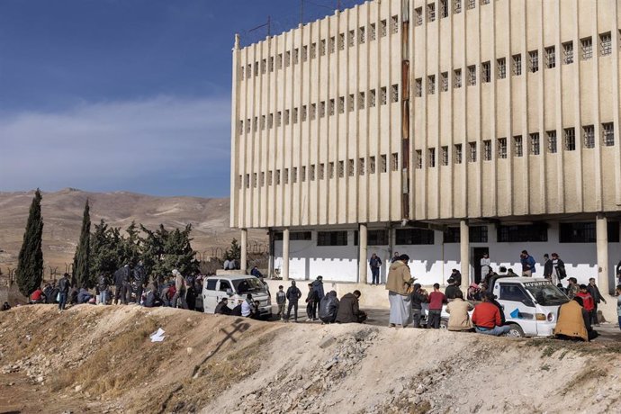 La prisión siria de Sednaya, al norte de Damasco