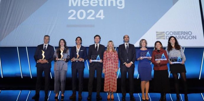 Imagen de los galardonados a la conclusión de la jornada celebrada en el Palacio de Congresos.