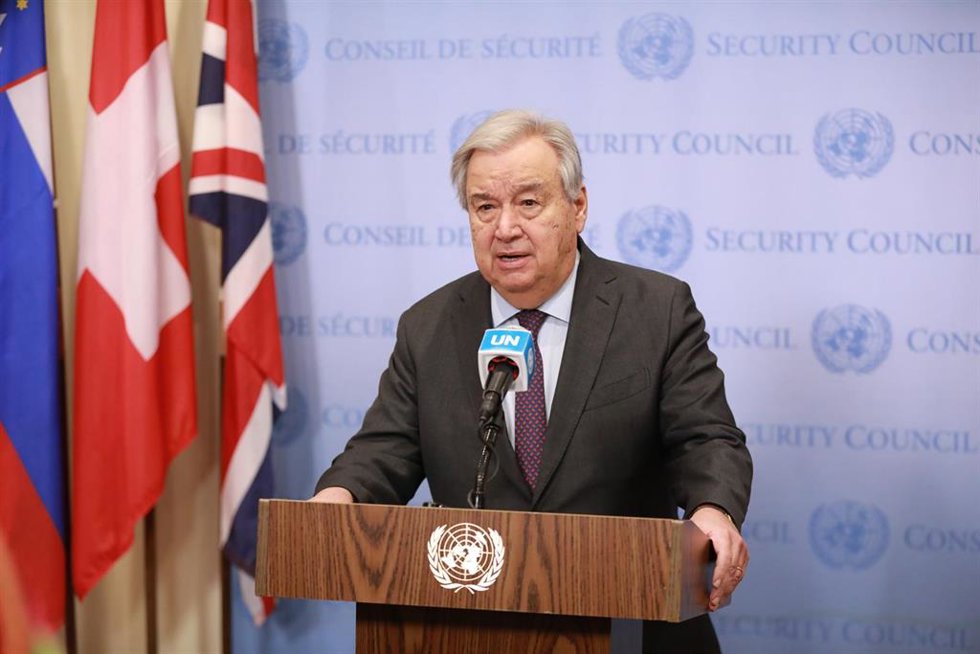 El secretario general de la ONU, António Guterres