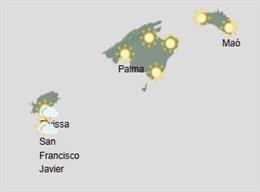 El tiempo hoy, martes 17 de diciembre, en Baleares.