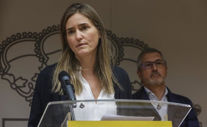 La ministra para la Transición Ecológica y el Reto Demográfico, Sara Aagesen, atiende a los medios de comunicación, en la sede de la Delegación del Gobierno en la Comunidad Valenciana, a 5 de diciembre de 2024, en Valencia, Comunidad Valenciana (España)