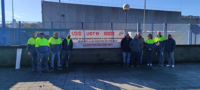 Concentración en la fábrica de Altadis en Entrambasaguas