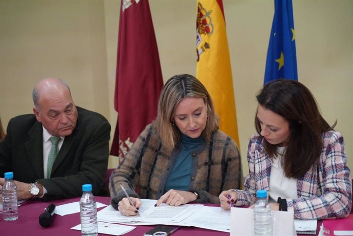 La consejera de Política Social, Familias e Igualdad, Conchita Ruiz, durante el Consejo Regional de Servicios Sociales