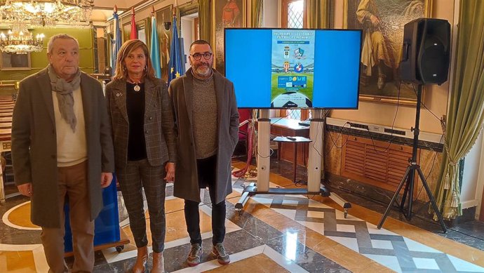 Presentación del torneo de fútbol 'Jugamos por la inclusión' organizado por Down Asturias en Oviedo