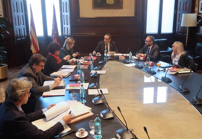 Reunión de la Mesa del Parlament