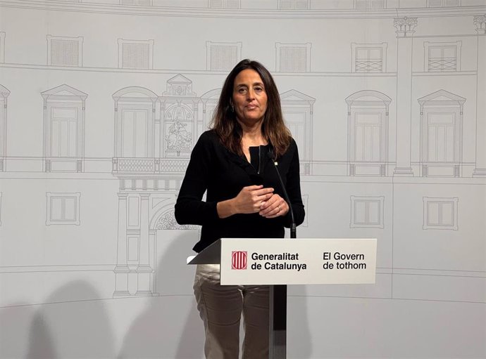 La consellera Esther Niubó en el Palau de la Generalitat este martes