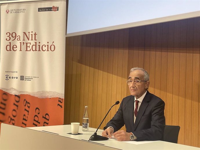 El presidente del Gremi d'Editors de Catalunya Patrici Tixis