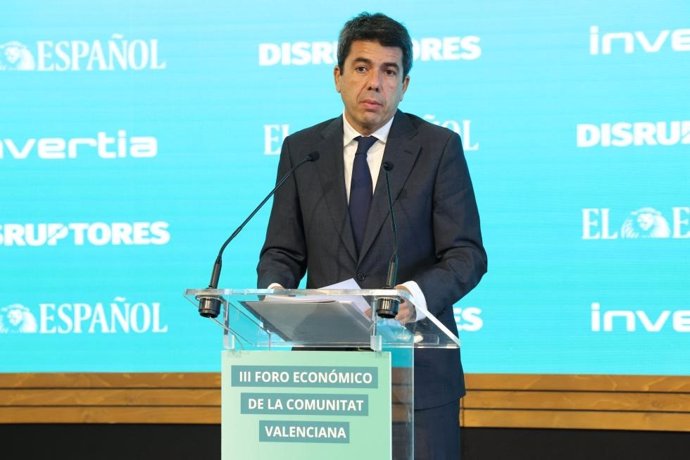 Mazón interviene en el III Foro Económico de la Comunitat Valenciana “Los desafíos de la reconstrucción y el progreso” organizado por El Español