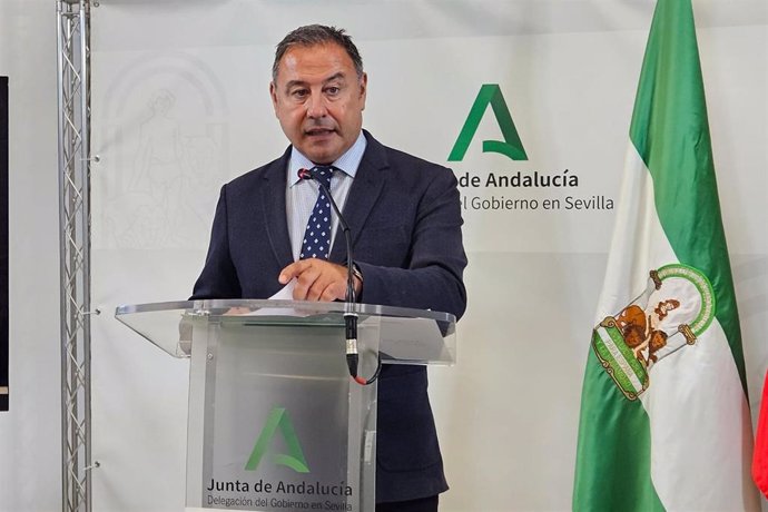 El delegado del Gobierno de la Junta en Sevilla, Ricardo Sánchez.