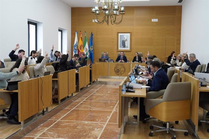 Pleno de la Diputación de Huelva.