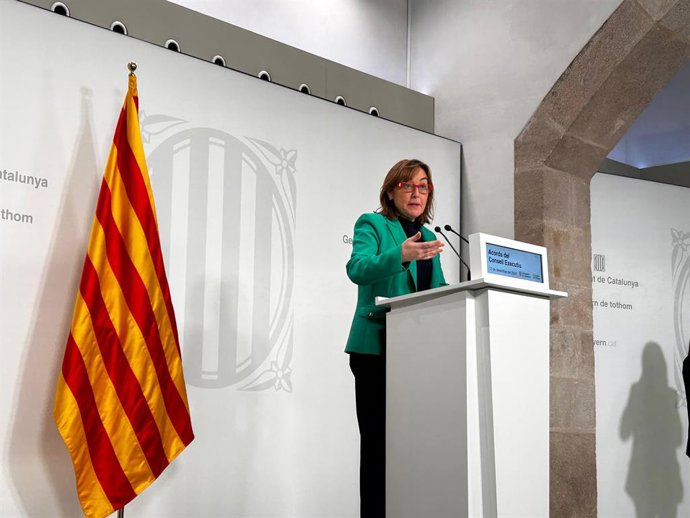 La consellera i portaveu del Govern, Sílvia Paneque