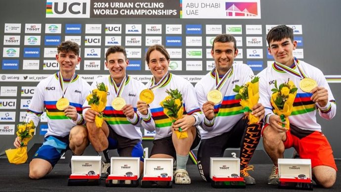 La selección española de trial se corona campeona del mundo por equipos