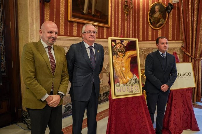 Presentación del cartel conmemorativo del 450 aniversario de la hermandad del Museo.