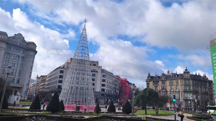 Nubes y claros en Bilbao