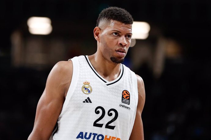 Walter Tavares durante un partido del Real Madrid