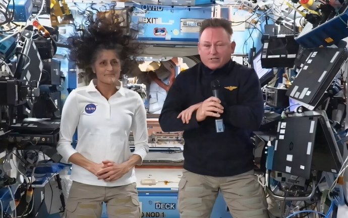 Sunita Williams y Butch Wilmore