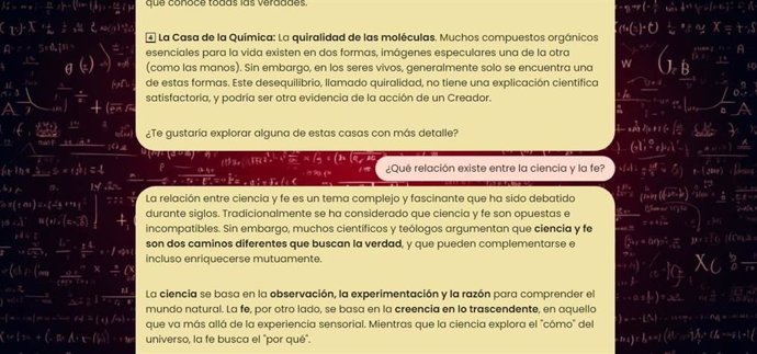 Chat con Inteligencia Artificial 'Evidencias'.