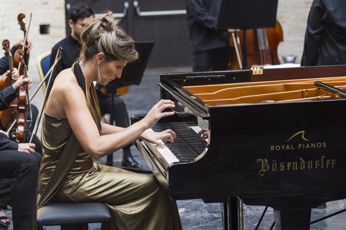 Archivo - La pianista cordobesa María Dolores Gaitán.