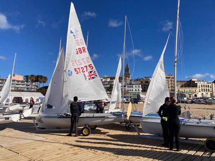 Barcos participantes en la regata Palamós Christmas Race