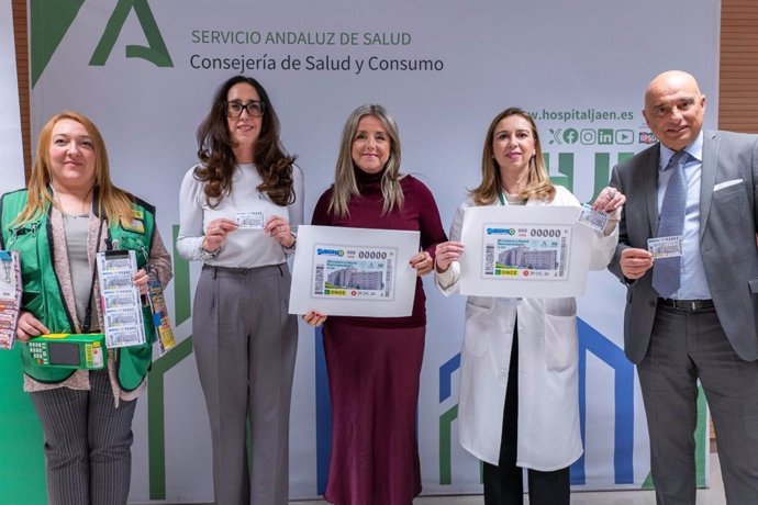 Presentación del cupón de la ONCE dedicado al Hospital Neurotraumatológico