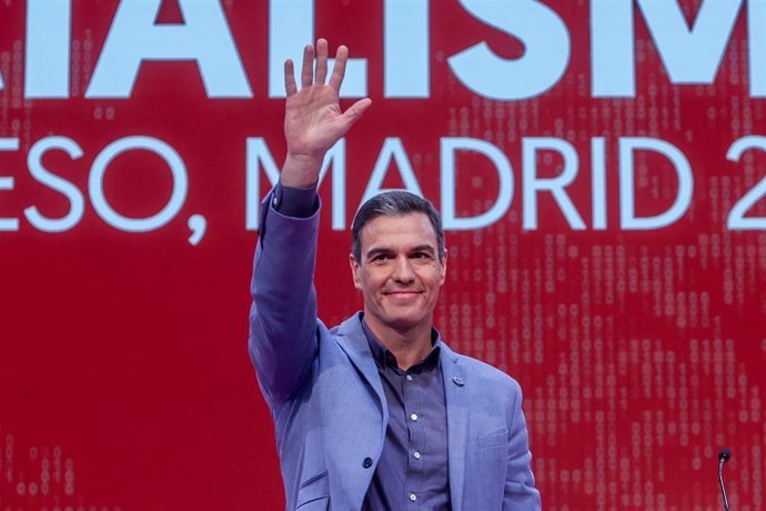 Archivo - El presidente del Gobierno, Pedro Sánchez, interviene durante la última jornada del XXVI Congreso de la Internacional Socialista (IS), en IFEMA Madrid, a 27 de noviembre de 2022, en Madrid (España).