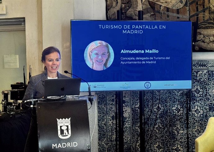 La titular del área delegada de Turismo, Almudena Maíllo,