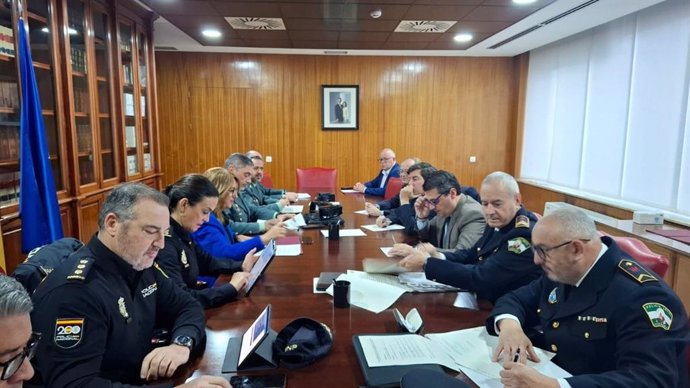 Junta Local de Seguridad por la Navidad en Córdoba.