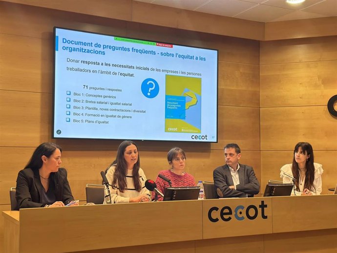 Presentación de los proyectos de Cecot en materia de género