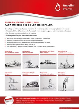 Estiramientos sencillos para un 2025 sin dolor de espalda