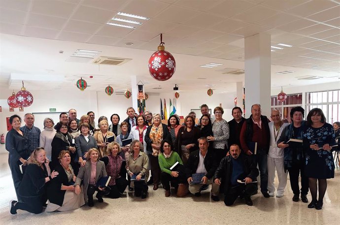 Homenaje a los trabajadores jubilados del Hospital Infanta Elena de Huelva.