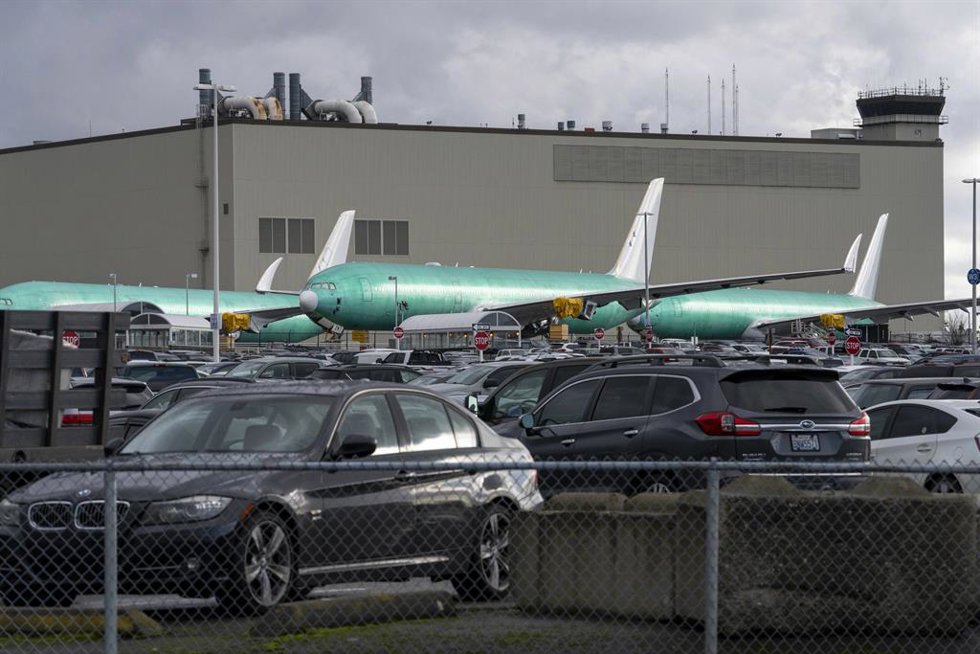Archivo - 11 January 2024, US, Everett: A general view of the Boeing Everett Factory.