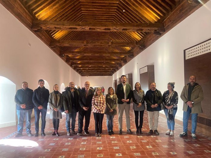 Inauguración de la primera fase de las obras en el Palacio Vázquez de Molina