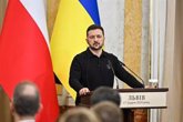 Foto: Zelenski pide "garantías de seguridad" a los aliados europeos de la OTAN y más apoyo militar frente a Rusia