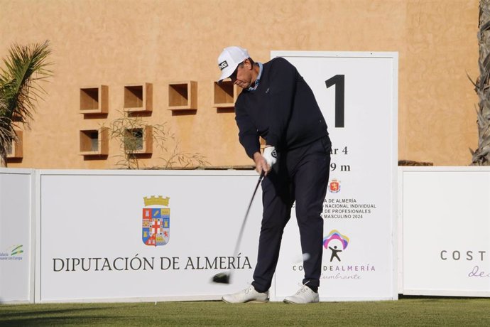 Santiago Luna en el campeonato Costa de Almería.